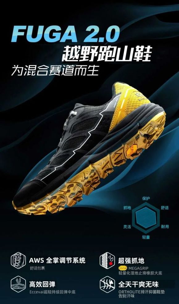 宝刀不老！Vibram大底！凯乐石 FUGA飞翼2.0到手仅售这个价！-2.jpg