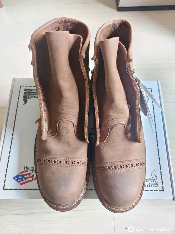 原色油皮的小白真到了，SMOKE JUMPER尺码：7.5-1.jpg